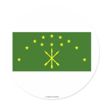 Republic of Adygea Flag stickers