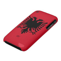 Republic of Albania Flag Eagle iPhone 3G/3GS Case Iphone 3 Cases