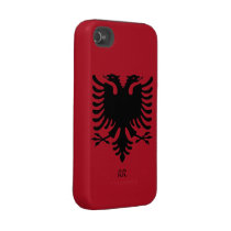 Republic of Albania Flag Eagle iPhone 4/4S Tough Iphone 4 Tough Cases