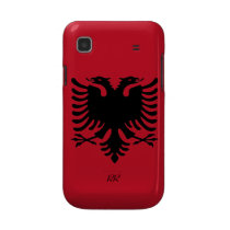 Republic of Albania Flag Eagle Samsung Galaxy Samsung Galaxy S Cases