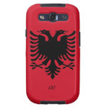 Republic of Albania Flag Eagle Samsung Galaxy S3 Galaxy SIII Cases