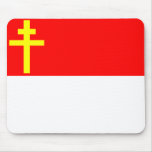 Republic Of Alsace Lorraine, France flag Mouse Pads