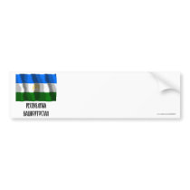 Republic of Bashkortostan Flag bumper stickers by Vexillophile Republic of Bashkortostan Flag bumper stickers