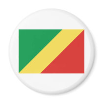 Republic of Congo Flag magnets