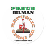 Republic of India,Oil Rig Sticker,Proud Oilman