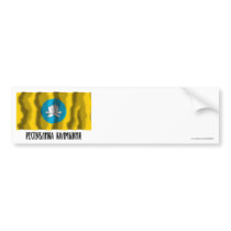 Republic of Kalmykia Flag bumper stickers