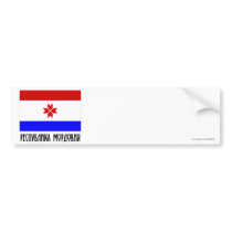 Republic of Mordovia Flag bumper stickers