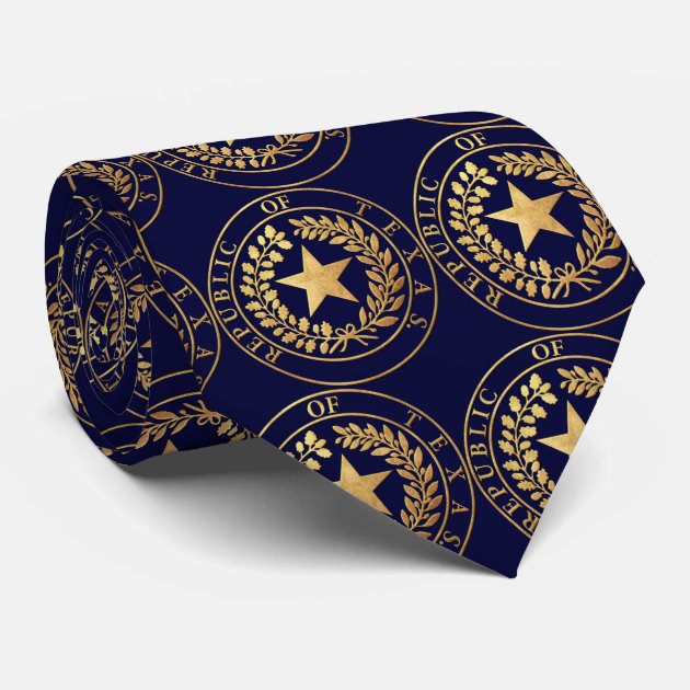 Republic of Texas Seal Tie