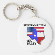 Republic of Texas Tea Party Keychains