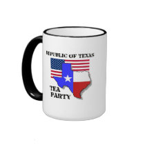Republic of Texas Tea Party mugs