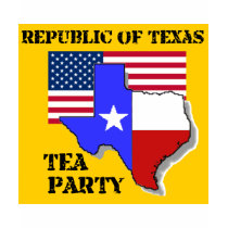 Republic of Texas Tea Party-yellow t-shirts by taxpayersvoice Republic of Texas Tea Party-yellow t-shirts