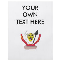 Republic of the Congo Coat of Arms Personalized Flyer