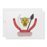 Republic of the Congo Coat of Arms Custom Invite