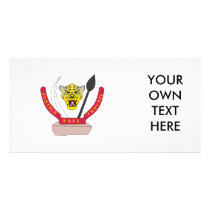 Republic of the Congo Coat of Arms Photo Card