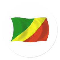 Republic of the Congo Flag Sticker