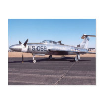 Republic XF-84H Postcard by KitteasGallery Republic XF-84H Postcard