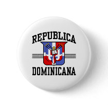 Republica Dominicana Pinback Buttons