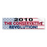 Republican "2010 Conservative Revolution" Sticker Bumper Stickers