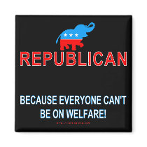 Republican because... fridge magnets