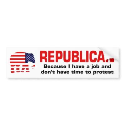 Republican - Bumpers sticker Bumper Stickers by mikek92349