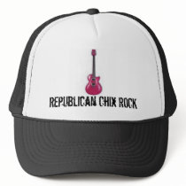 Republican Chix ROCK Trucker Hats