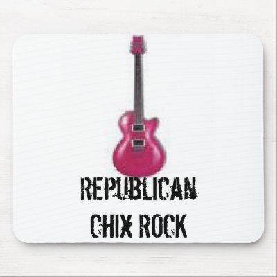 Republican Chix ROCK Mouse Mats by uniquenclassy
