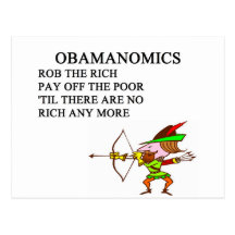 republican conservative anti obama joke post card