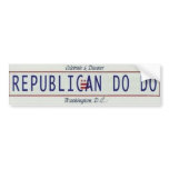 REPUBLICAN Do Do Bumper Sticker