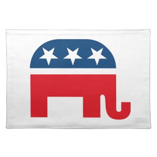 Republican Elephant placemat