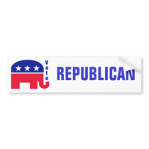 Republican elephant bumper stickers