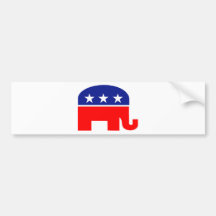 republican elephant bumper sticker