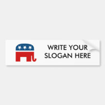 Republican Elephant Bumper Stickers