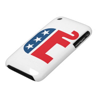 Republican Elephant Case-Mate iPhone 3 Cases