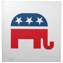 Republican Elephant Cloth Napkin
