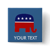 Republican Elephant / GOP Elephant buttons