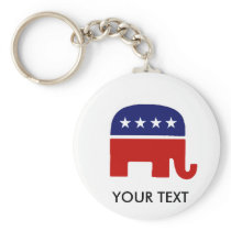 Republican Elephant / GOP Elephant keychains