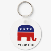 Republican Elephant / GOP Elephant keychains