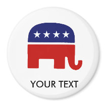 Republican Elephant / GOP Elephant magnets
