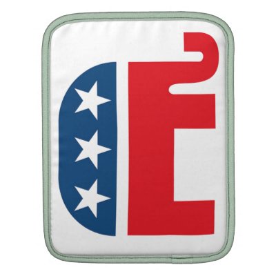 Republican Elephant Sleeves For iPads