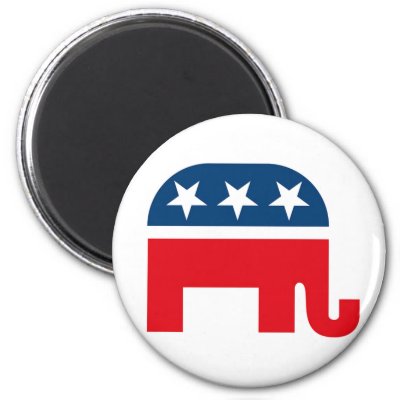 Republican Elephant Magnets