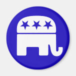 Republican Elephant Magnet