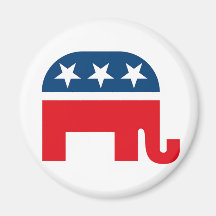 Republican Elephant Magnets