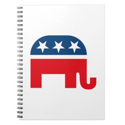 Republican Elephant Notebook