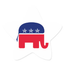 Republican Elephant Sticker