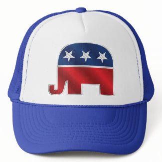 Republican Elephant Trucker Hat hat