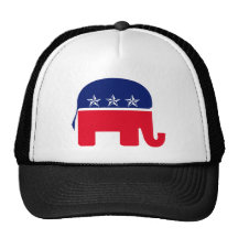 Republican Elephant Trucker Hats