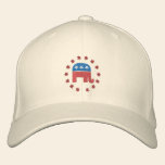 Republican Elephant with Star Logo Political embroidered hats