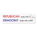 REPUBLICAN, ends with I CAN bumpersticker