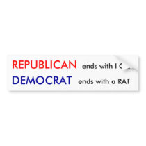 REPUBLICAN, ends with I CAN bumper stickers by mikek92349 REPUBLICAN, ends with I CAN bumper stickers