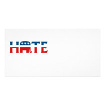 Republican Hate Custom Photo Card